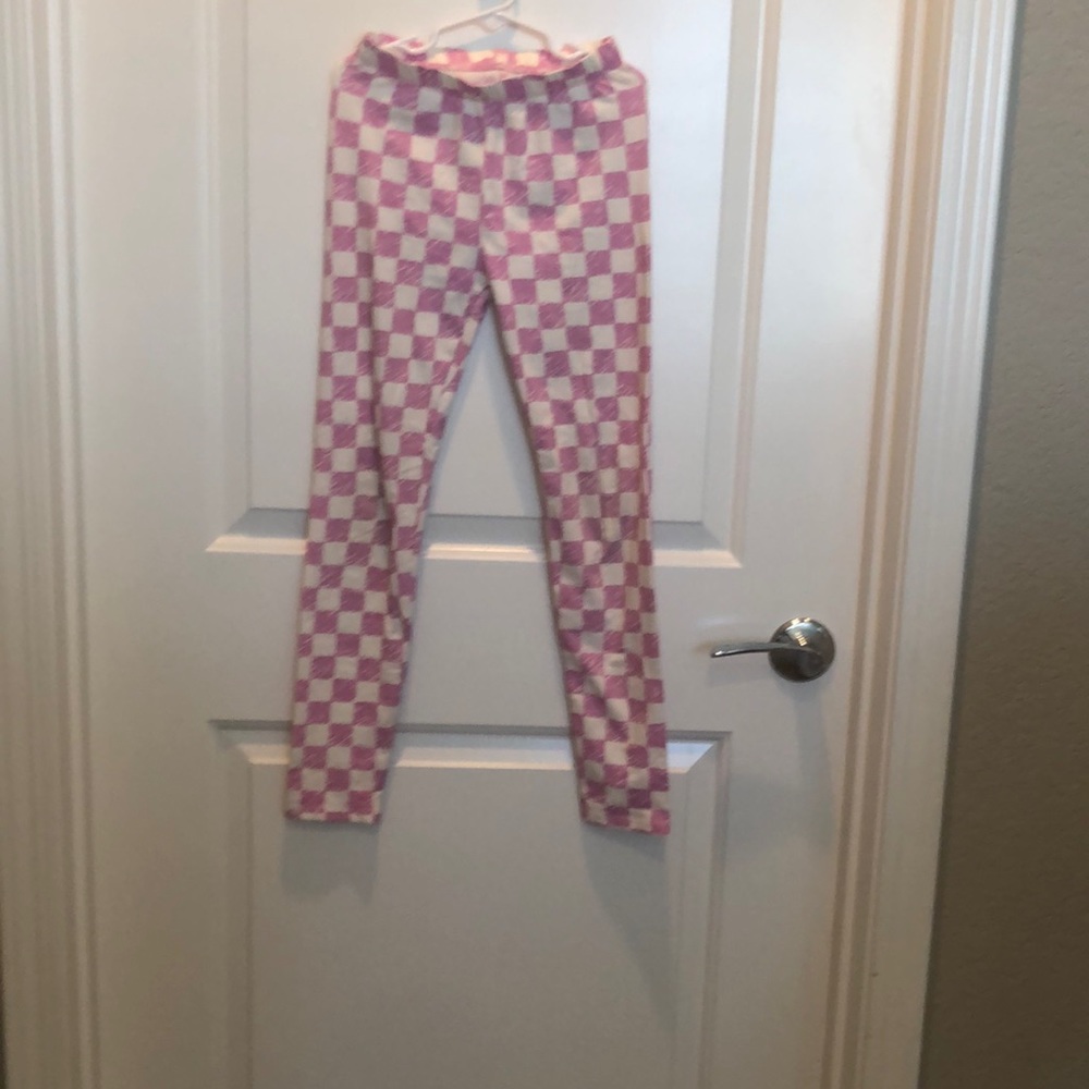 Girls checker  pants